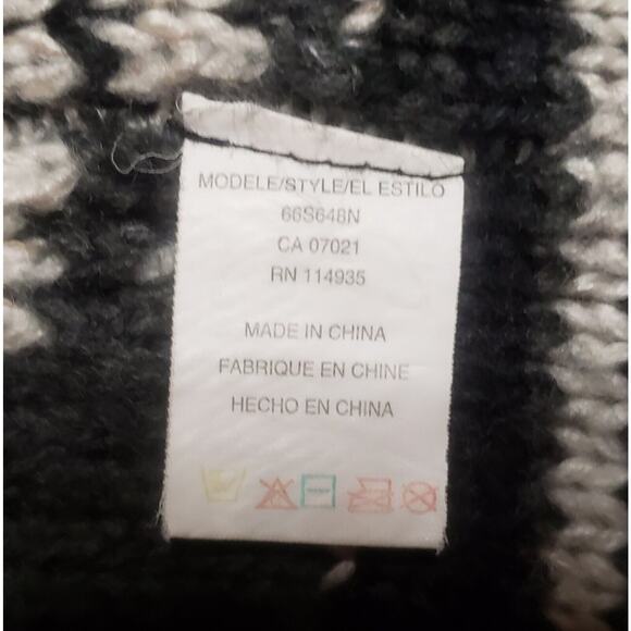 RDI Oversized Aztec Fringe Cardigan Sz SP | Boho Hoodie Sweater Western Knitwear - Picture 6 of 7